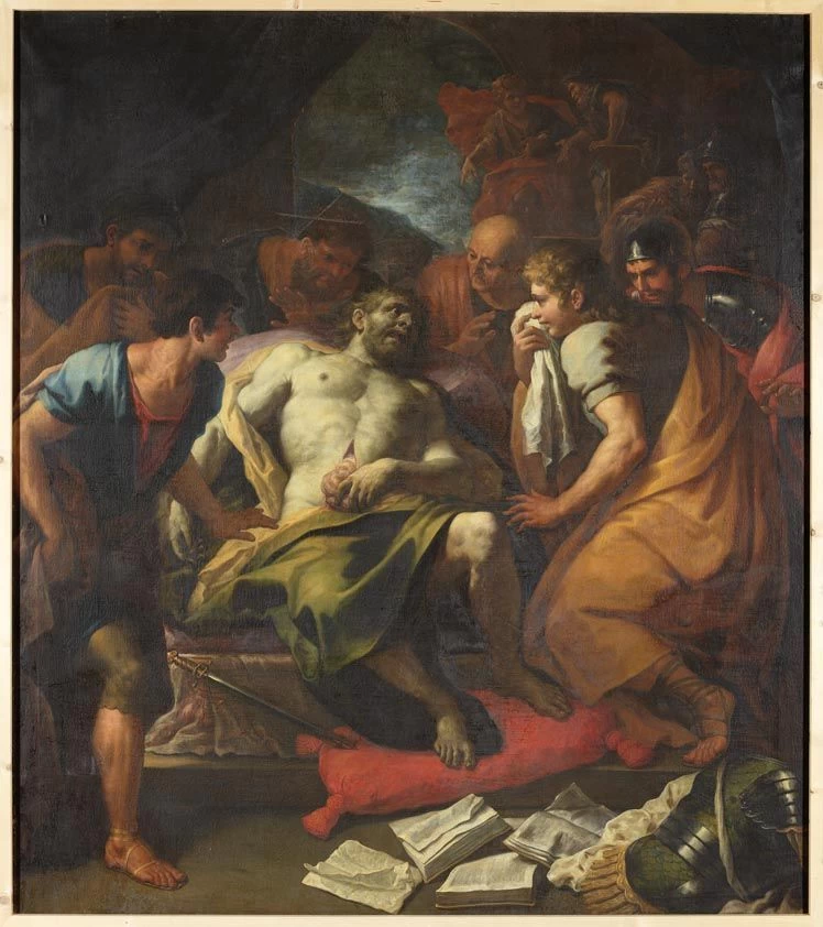 Morte di Catone di Utica - Bavarian State Painting Collections, Monaco di Baviera